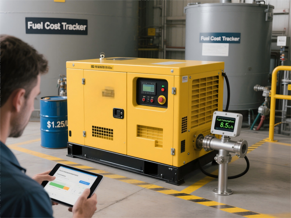 How much does it cost to run a generator every day?